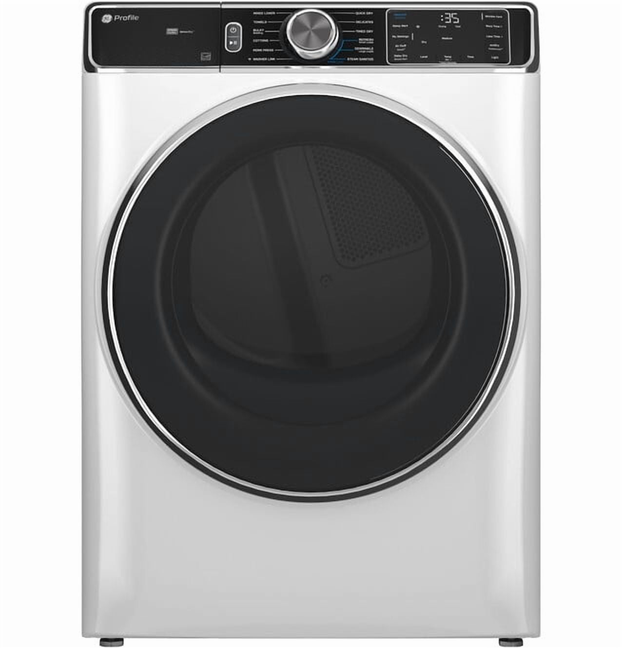 Ge Profile Pfd87gs 28" Wide 7.8 Cu. Ft. Energy Star Certified Gas Dryer - White
