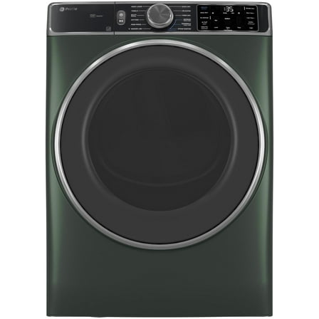 Ge Profile Pfd95espw 28" Wide 7.8 Cu. Ft. Energy Star Certified Electric Dryer - Green