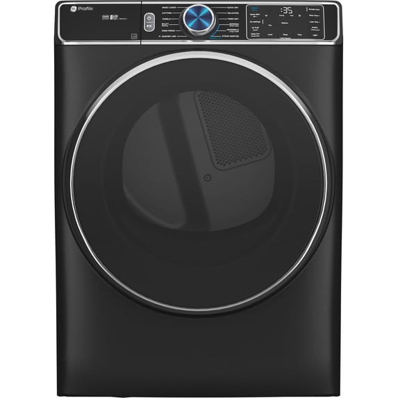 Ge Profile Pfd95gspt 28" Wide 7.8 Cu. Ft. Energy Star Certified Gas Dryer - Carbon