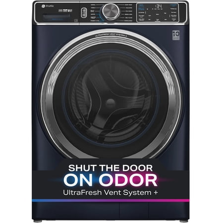 Ge Profile Pfw870s 28" Wide 5.3 Cu. Ft. Front Loading Washing Machine - Blue
