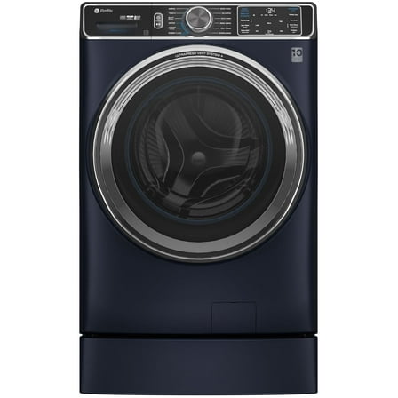 Ge Profile Pfw870s 28" Wide 5.3 Cu. Ft. Front Loading Washing Machine - Blue