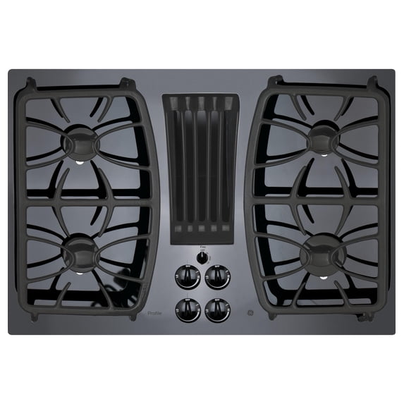 PGP9830DRBB 30" Gas Downdraft Cooktop w/ 4 Burners
