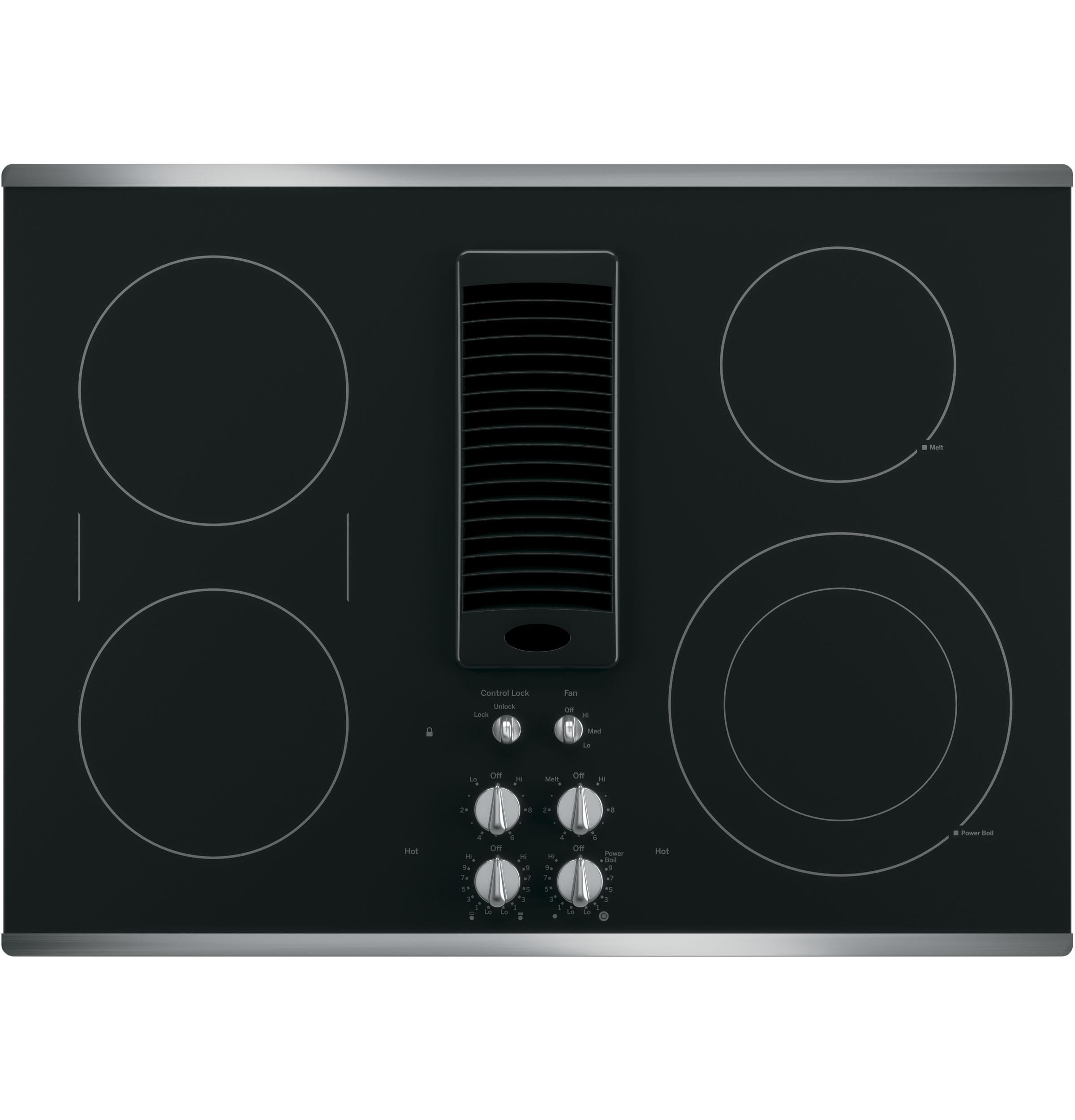 PP9830SRSS 30" Electric Downdraft Cooktop w/ 4 Burners
