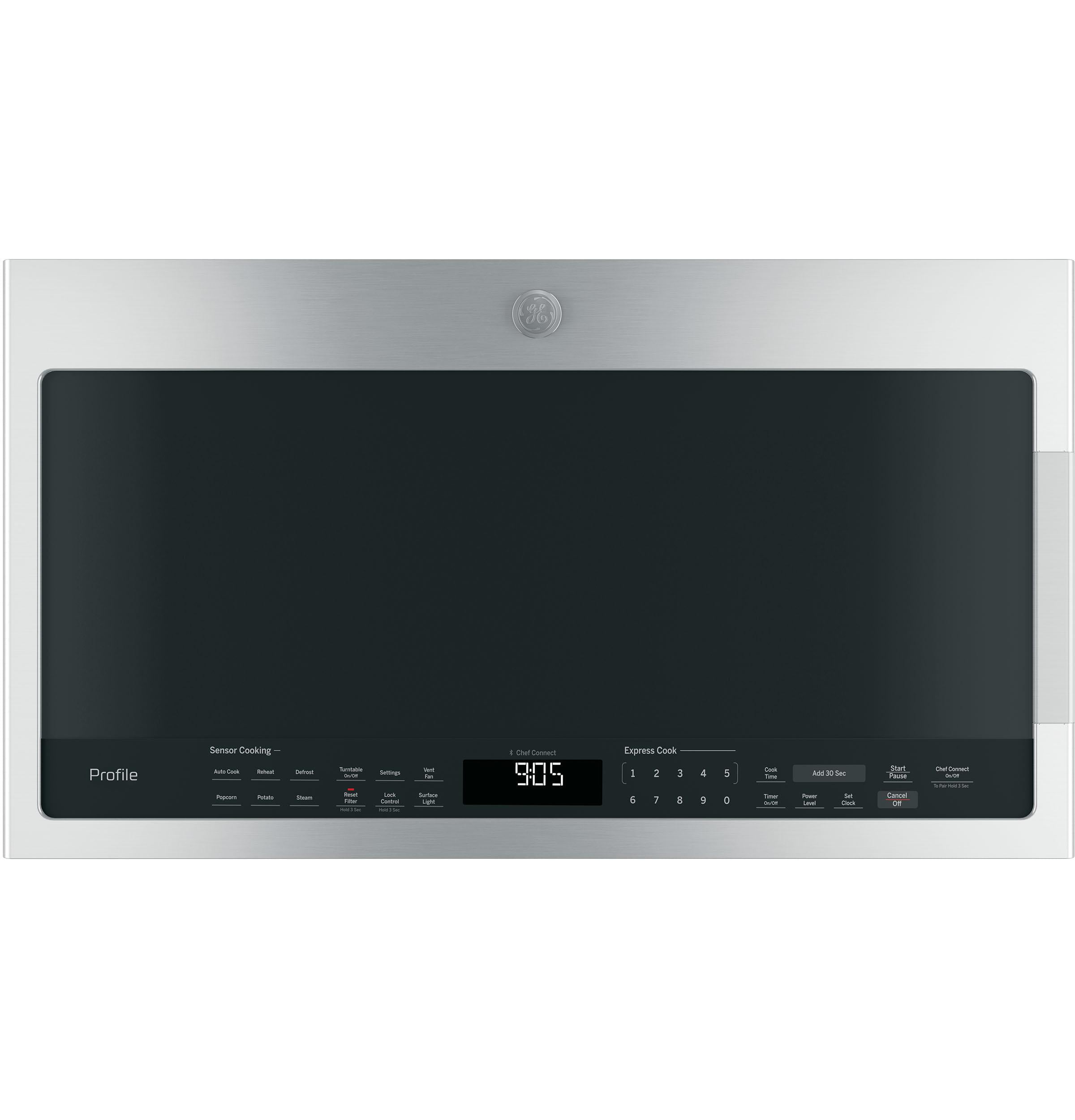 GE Profile PVM9005SJSS 30 Over-the-Range Microwave with 2.1 cu. ft. Capacity in Stainless Steel