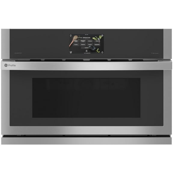 Ge Profile Pwb7030sv 30" Wide 1.7 Cu. Ft. 975 Watt Built In Microwave - Stainless Steel