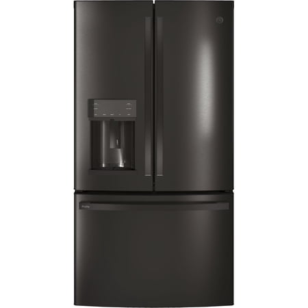 GE PYE22KBLTS 22.1 Cu. Ft. Freestanding Counter Depth French Door Refrigerator
