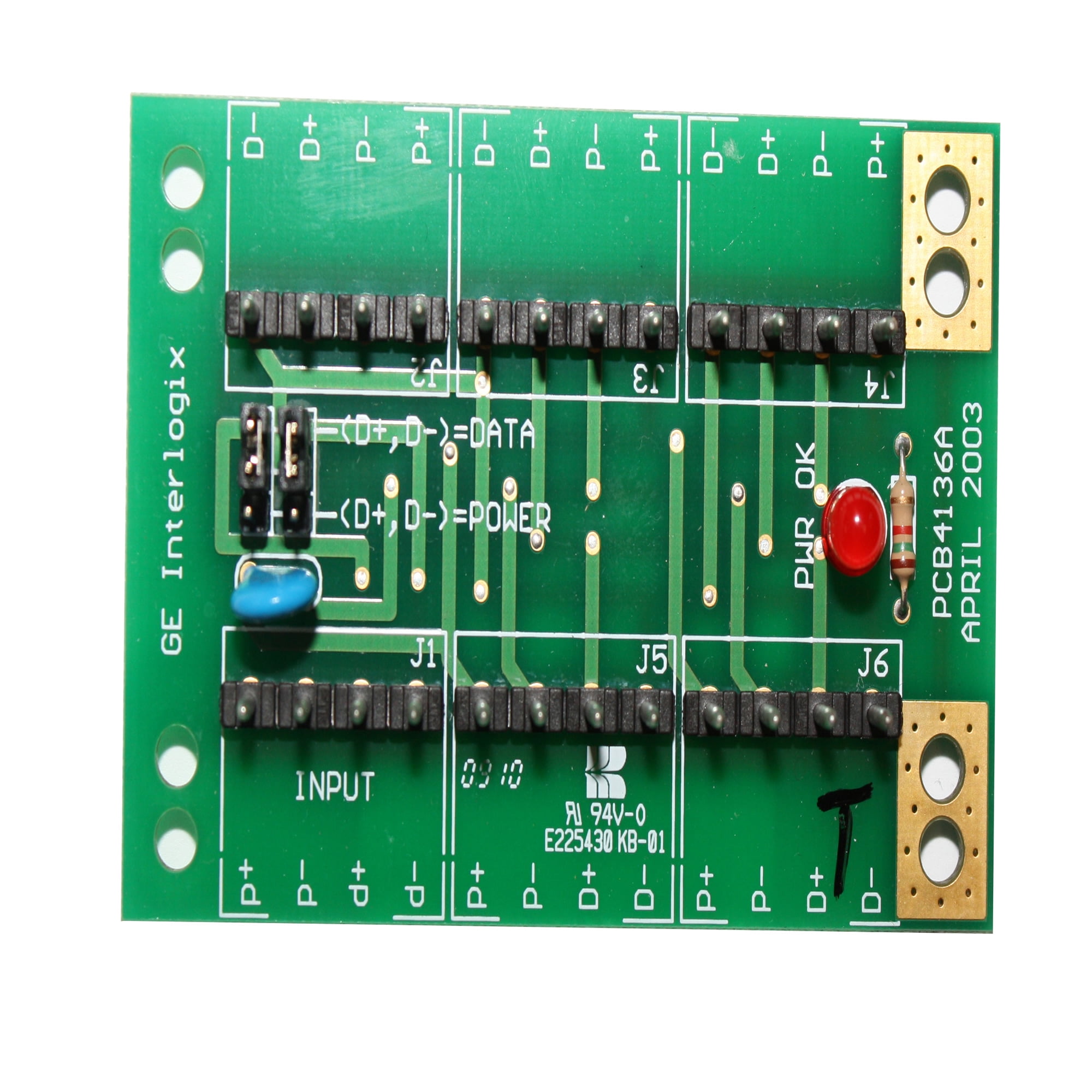 Ge Security Al1330 Alliance Challenger Panel Data / Power Distribution