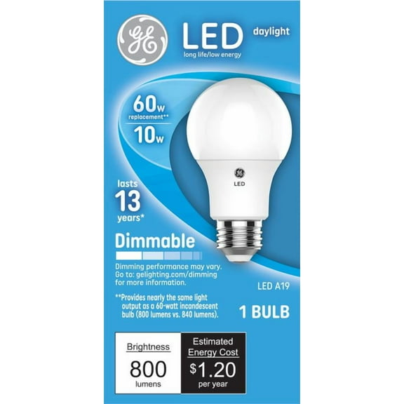 Ge lighting 67515 led10da19 led light bulb