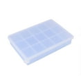 thumbnail image 1 of GeBuSn 15 Ice Cube Tray with Lid – Reusable Silicone Freezer,Easy-Release Ice Mold for Freezer, Home & Drinks (Blue-2), 1 of 7