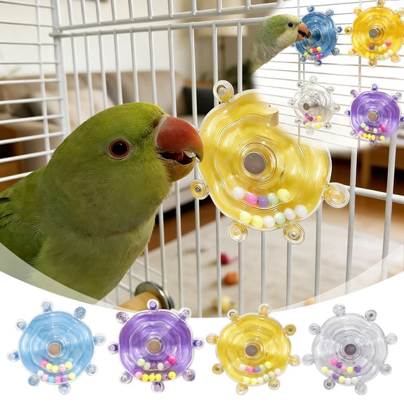 GeBuSn 8cm/3.17in Bird Toys,Interactive Parrot Stress Relieving,For Intellectual Stimulation And Boredom (C)