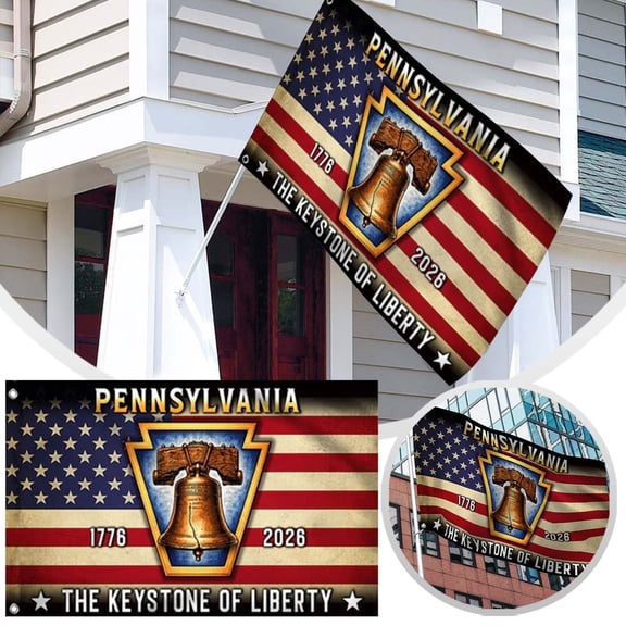 GeBuSn Anniversary Commemorative Flag 250th Showcasing Historical Charm Rich In Meaning Enhancing The Festive Atmosphere Making Your Celebration More Ceremonial. (150x90cm)