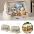 thumbnail image 1 of GeBuSn Baby Bottle Drying Rack With Lid Baby Bottle Storage With Removable Drain Tray Space Saving Baby Bottle Rack Dryer Reusable Bottle Rack Holder For Baby (B), 1 of 7