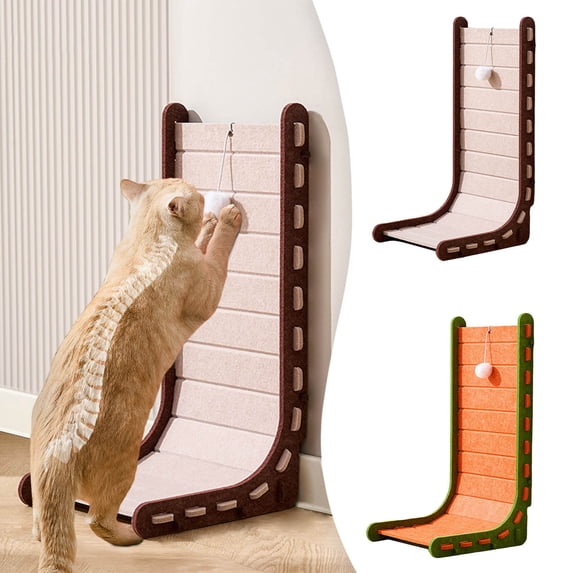 GeBuSn Cat Scratcher 2026 Vertical Cat Scratcher L Type Cat Scratching Pads Durable Easy To Clean And No Mess (B)