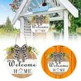 thumbnail image 1 of GeBuSn Garden Welcome Sign Circular Door Hanger For A Warm Welcome Ideal For Homeowners Who Unique Decor 11.81x11.81in/30x30cm (B), 1 of 5