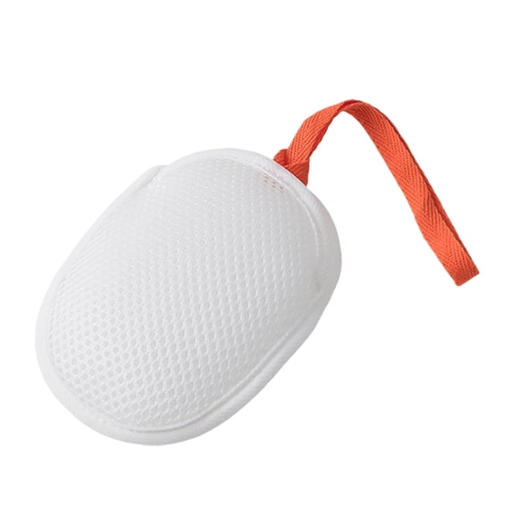 GeBuSn Soap Saver Bag,Reusable Soaps Net Pouch,Easy Carry Soaps For Backpacking Outdoor Use,for Washing Body, Soap Sack Sponge Bag for Shower Bath (White)