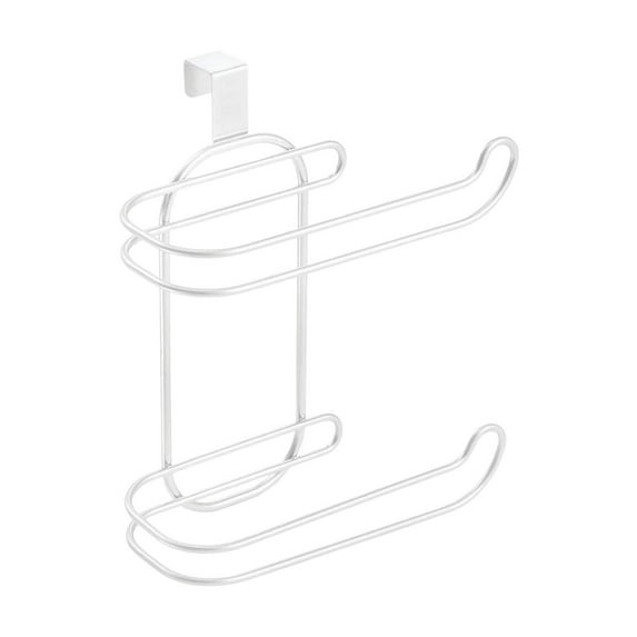 GeBuSn Towel Storage Rack Toilet Paper Holder Versatile Over Double Layer Toilet Paper Storage Dispenser For Bathroom Home (White)