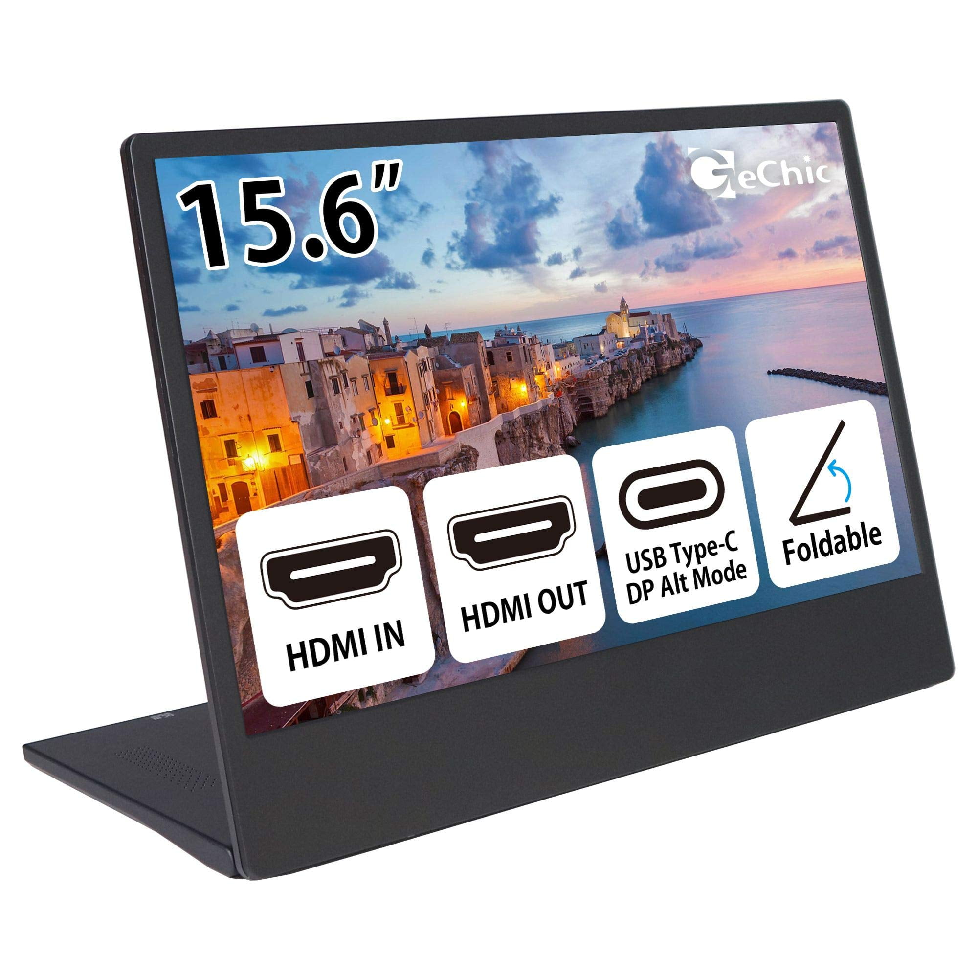 GeChic M505E 15.6 inch FHD 1080p Portable Monitor with USB TypeC Input