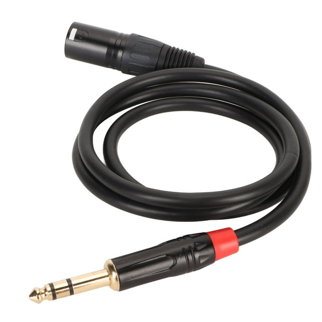 GeLan12 XLR Female to TRS Cable 3 Pin XLR to 1/4in TRS Stereo Plug Balanced Interconnect Cable 0