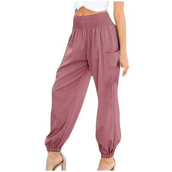Zuesphe Going out Pants for Women Capri Pants for Women Plus Size Petite Womens Lounge Pants with Pockets Cargo Pants Women High Waisted Wide Leg