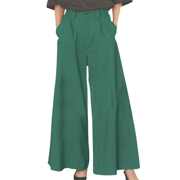 Zuesphe Pants for Women Casual Petite Womens Short Capris for Summer Flowy Pants for Women Boho Womens Work Pants Trendy Cargo