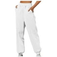 GeNai Summer Pants for Women 2025 Plus Size Capri Pants for Women