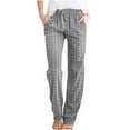 thumbnail image 1 of Zuesphe Womens Pants Elastic Waist Dressy Women Capri Pants for Summer Short Flowy Pants for Women Dressy Womens Cargo Pants with Pockets Cotton, 1 of 5