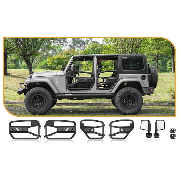 GeRRiT Tubular Doors with Mirror