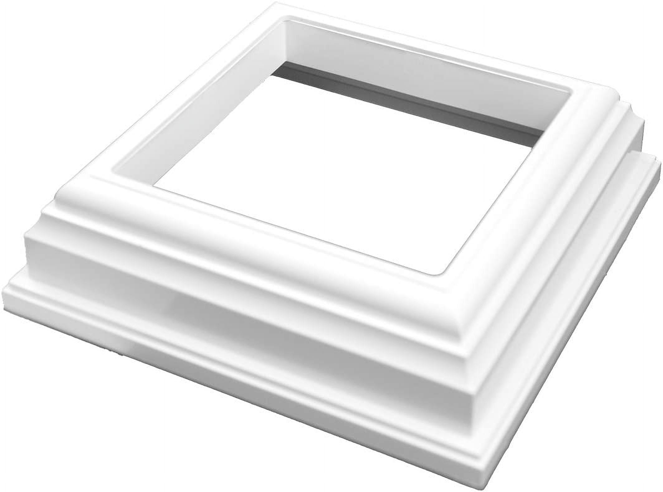 5x5 Post Skirt Weatherproof Premium Vinyl Post Skirt with Easy