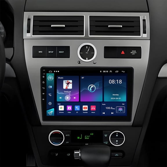 Geabo 10in Touch Screen Car Stereo for Mercury Milan 2006-2009 Android 13 Radio with Wireless CarPlay Android Auto GPS Navigation Bluetooth FM/RDS WiFi SWC Mirror Link AHD Camera Input