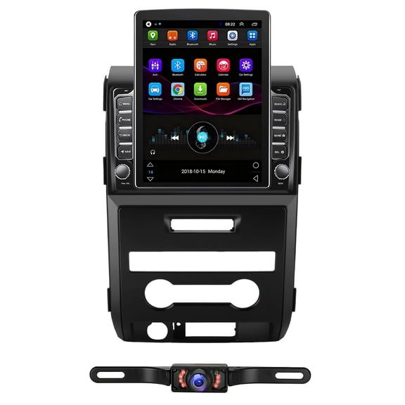 Geabo 2+32G Car Radio Stereo for Ford F150 2009-2014, 9.7 Inch IPS Touch Screen Head Unit with Bluetooth Wifi FM/RDS DSP SWC AHD Camera