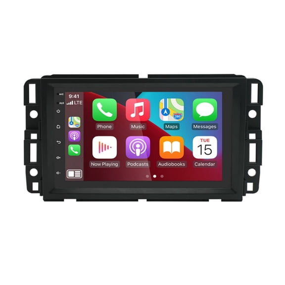 Geabo 2+32G Car Stereo for Chevrolet Silverado 2007-2018 and More Models with Wireless CarPlay Android Auto 7inch Touch Screen Support Bluetooth FM GPS WiFi SWC DSP