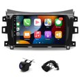 thumbnail image 1 of Geabo 2+32G Car Stereo for Nissan Navara 2015-2018 Frontier 2025 with Wireless CarPlay Android Auto 9inch Touch Screen Support Bluetooth FM/RDS GPS WiFi SWC, 1 of 8