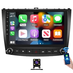 Geabo 2+64G Car Stereo for Lexus IS250/IS350 2006-2012 with Wireless CarPlay Android Auto 10inch Touch Screen Support Bluetooth FM GPS WiFi