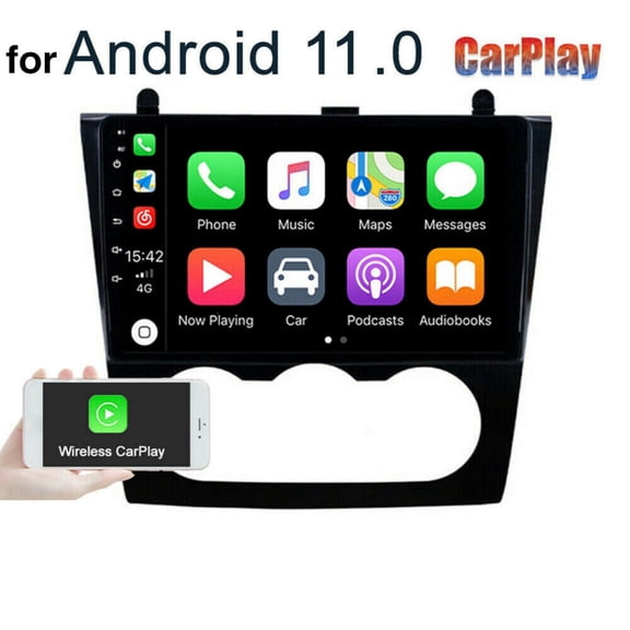 Geabo 2+64G Car Stereo for Nissan Teana 2008-2012 with Wireless CarPlay Android Auto 9inch Touch Screen Support Bluetooth FM GPS WiFi