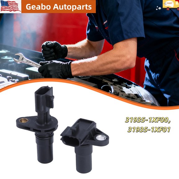 Geabo 2 Piece Transmission Speed Sensors Transmission Input Speed Sensor for Nissan Altima 2007-2022,Maxima,Rogue,31935-1XF00,31935-1XF01