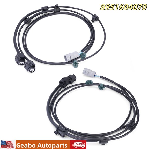 Geabo 2PCS Rear ABS Wheel Speed Sensors for Toyota Tacoma 2005-2015 with Differential Lock, 8951604070