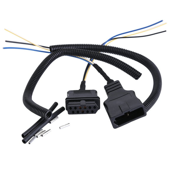 Geabo 3 Pin Repair End Wiring Harness Kit Reliable Connection Easy Install for Western Fisher 3 Plug Plows Replace 27063