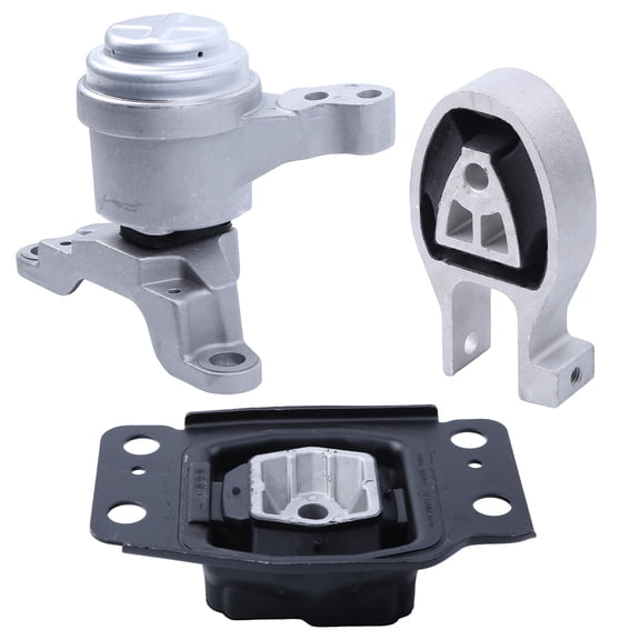 Geabo 3Pcs Engine Motor Mounts Sturdy Support for 2013-2014 Ford Fusion 1.6L Automatic Transmission Replace A5768 A5800 A5603