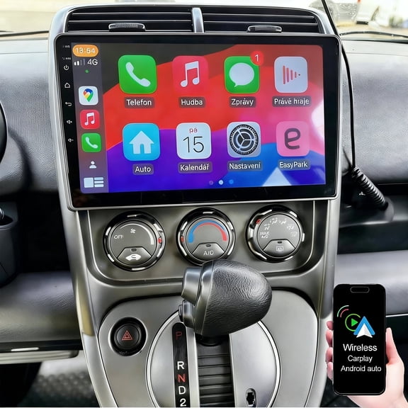 Dexico 4+64G Android 15 Car Stereo for Honda Element 2003-2006, 9" Touchscreen Car Radio with Wireless Carplay Android Auto WiFi/Bluetooth/Mirror Link GPS SWC FM/RDS/EQ Backup Camera