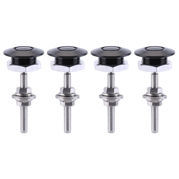 Geabo 4Pcs Quick Release Latch Bumper Hood Lock Clip Kit Aluminum Durable Universal for Racing Car