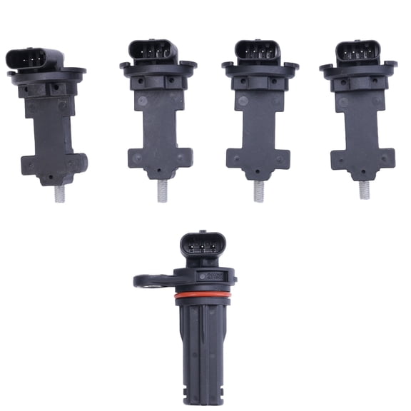 Geabo 5Pcs Camshaft Crankshaft Position Sensors Precise Signal Output Plug And Play for 2012-2017 Jeep Wrangler JK V6 3.6L Replace 05149167AD 5149141AF