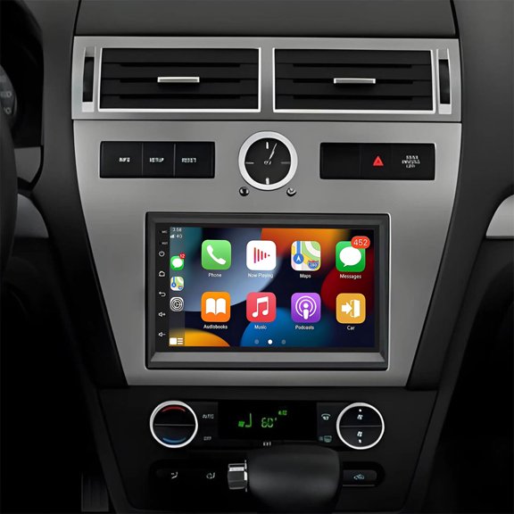 Geabo Android 13 Car Stereo Receiver for Mercury Milan 2006-2009 High-Trim, HD Touchscreen, GPS Navigation, Bluetooth 5.0, with CarPlay Android Auto AHD Camera 2+32G