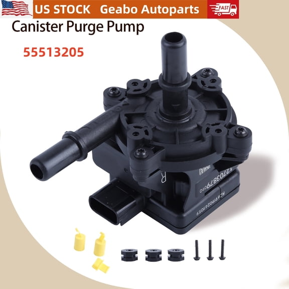Geabo Canister Purge Pump for GM Evap Emis Cnstr Purge 55513205
