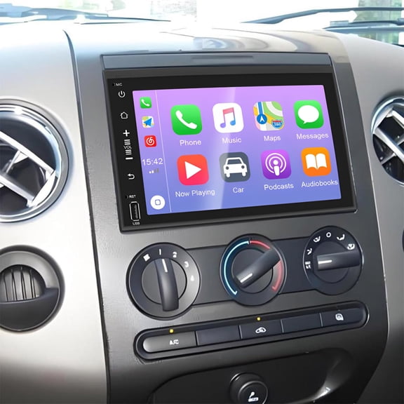 Geabo Car Stereo Android 13 7 Inch Screen for Ford F-150 2004-2008 Radio, GPS Navigation Wireless & Wired CarPlay Android Auto Bluetooth WiFi SWC FM/RDS