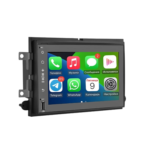 Geabo Car Stereo for Ford F250 2004-2014, Android 13 7 Inch Touchscreen Radio 2+64G with Wireless CarPlay Android Auto GPS Bluetooth WiFi FM/RDS SWC Mirror Link Dual USB Backup Camera