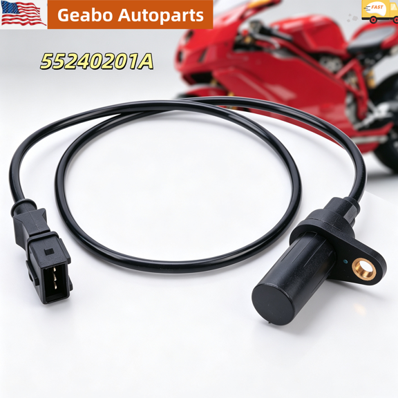 Geabo Crankshaft Position Sensor RPM Timing Sensor 55240201A for Ducati Motorcycle Models 20012008