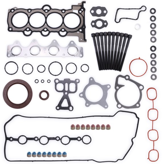 Geabo Engine Head Gasket Kit with Bolts Compatible for Hyundai for Kia Accent Rio 1.6L L4 2012-2016 HS26554PT