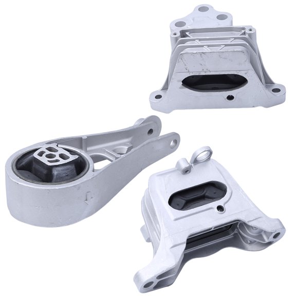 Geabo Engine Transmission Mount Kit 3 Piece Vibration Reduction Stable Support for 2018-2023 Chevrolet Equinox GMC Terrain 1.5L Replace 84884383
