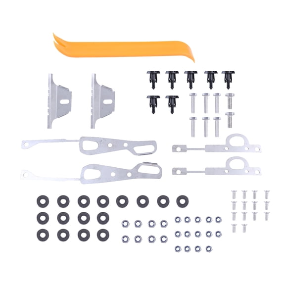 Geabo Front Rear Bumper Lift Kit Corrosion Resistant Stable Performance for 1996-2000 Honda Civic EK Hatchback Coupe