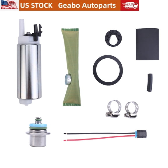 Geabo In-Tank Fuel Pump Kit Fuel Pump Assembly and Strainer for John Deere Gator 590i 625i 825i 850i 2011-2017 Replaces AM136612